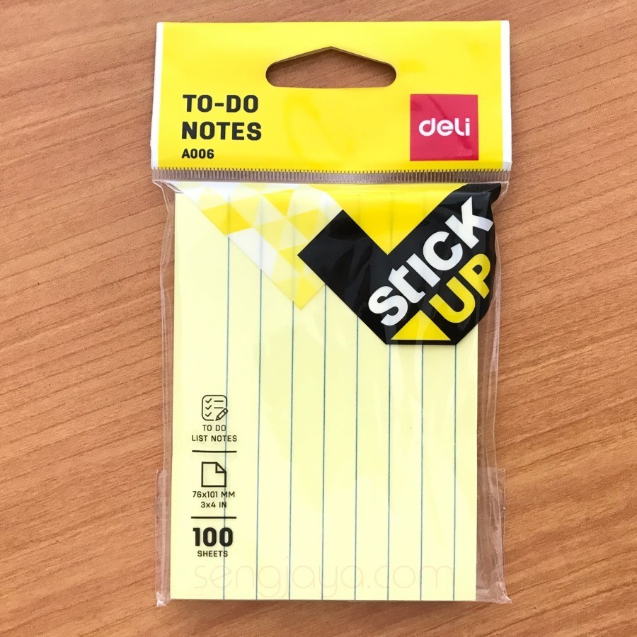 

TO DO LIST - DELI - 100 SHEETS - DELI STICKY NOTES TO DO LIST EA006
