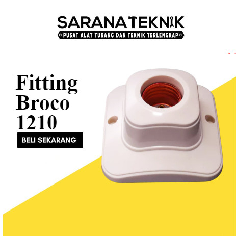 FITTING PLAFON SEGI NEW 1211 BROCO / Fitting Lampu Plafon Broco / Fitting Plafon / Fitting Broco