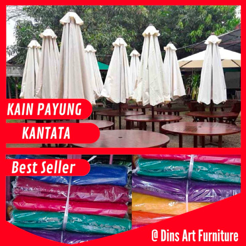 Kain Payung Taman Kantata / Kain Payung Cafe / Kain Payung Jualan