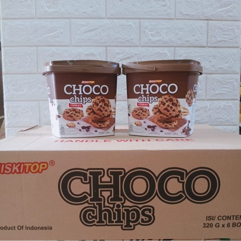 

Biskitop Choco Chips Jar 320gr