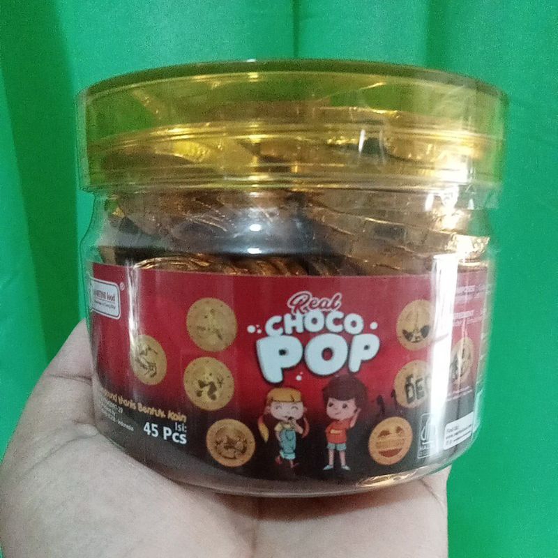 

Real Choco POP Coklat Keping isi 45 pcs Permen Coklat Jadul