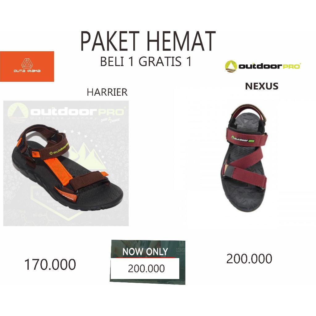 DUTAIRAMA - PAKET HEMAT BELI 1 GRATIS 1 SANDAL OUTDOOR NEXUS + HARRIER