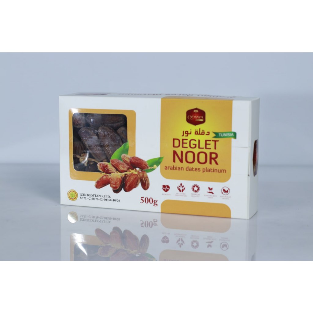 

KURMA QOSWA DEGLET NOOR KURMA TANGKAI TUNISIA 500 GRAM KEAJAIBAN KURMA PREMIUM