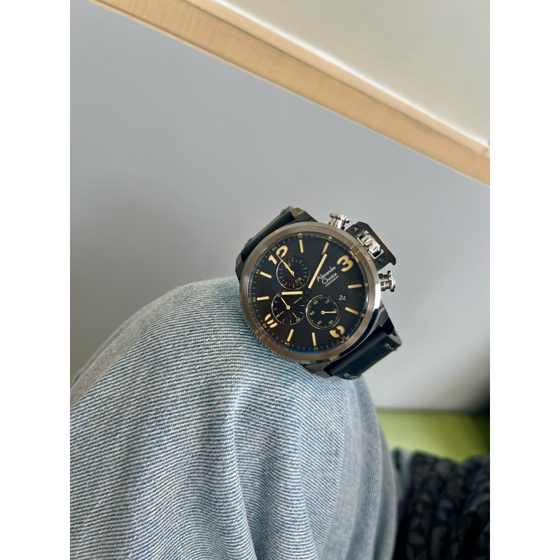 ALEXANDRE CHRISTIE PRIA CHRONOGRAPH ORIGINAL AC6280 CASE HITAM