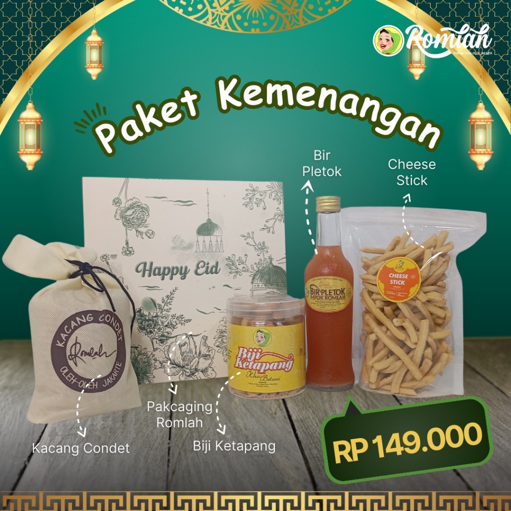 

Paket Hampers Kemenangan Romlah