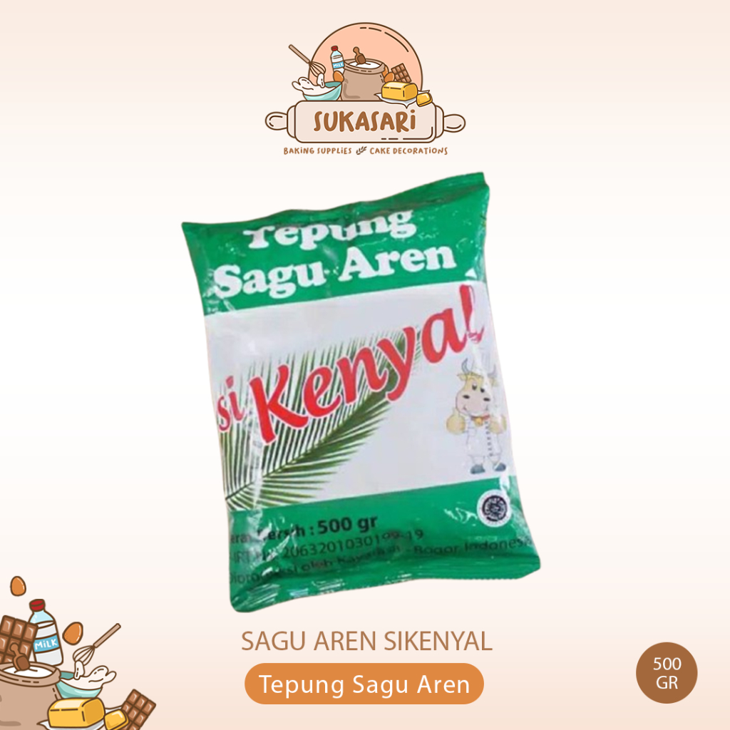 

Tepung sagu Aren Sikenyal 500gr / Sagu Aren Si Kenyal
