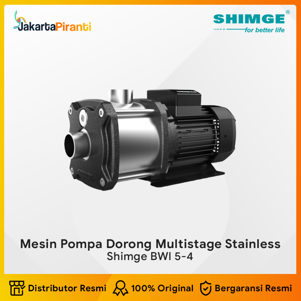 Mesin Pompa Dorong Sentrifugal Multistage Stainless Shimge BWI 5-4