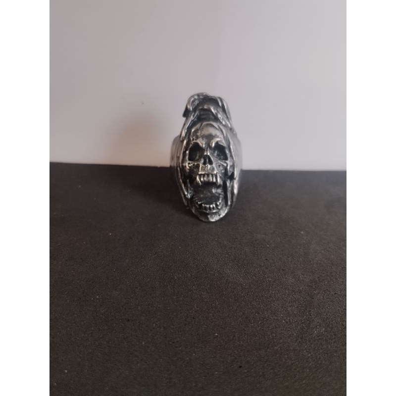 pocong Skull ring | cincin tengkorak | cincin pweter