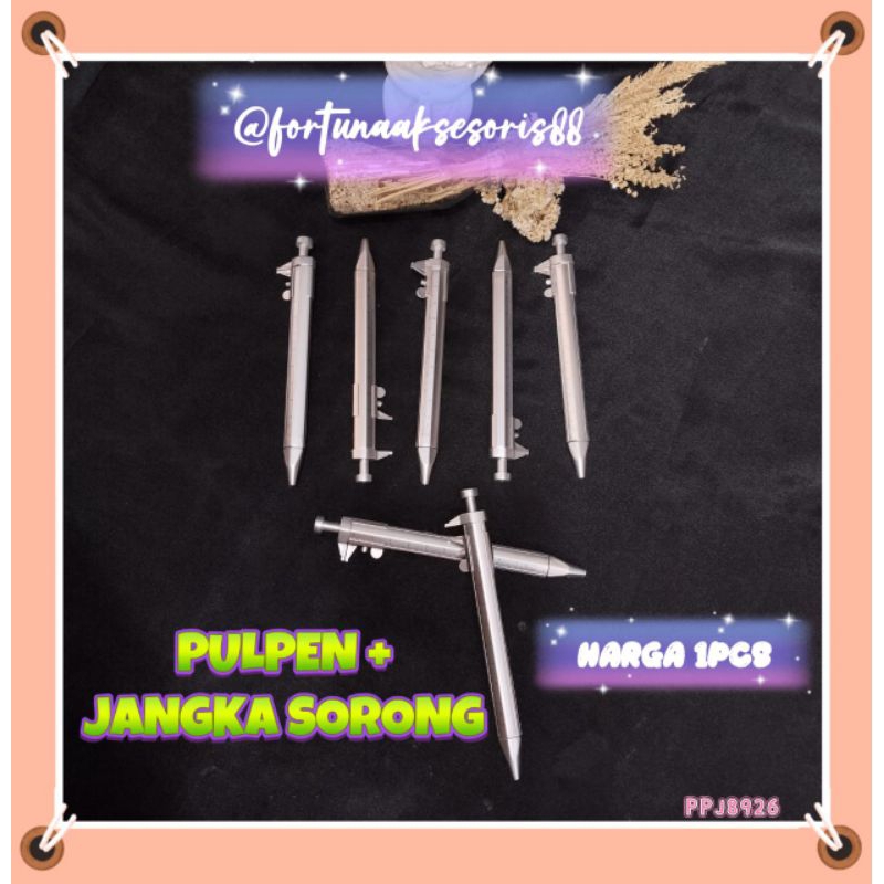 

PULPEN JANGKA SORONG /PULPEN SIGMAT /PENA JANGKA/ PENA SIGMAT VERNIER CALIPER BOLLOINT / PULPEN TULIS MISTER UKUR MULTIFUNGSI PPJ8926