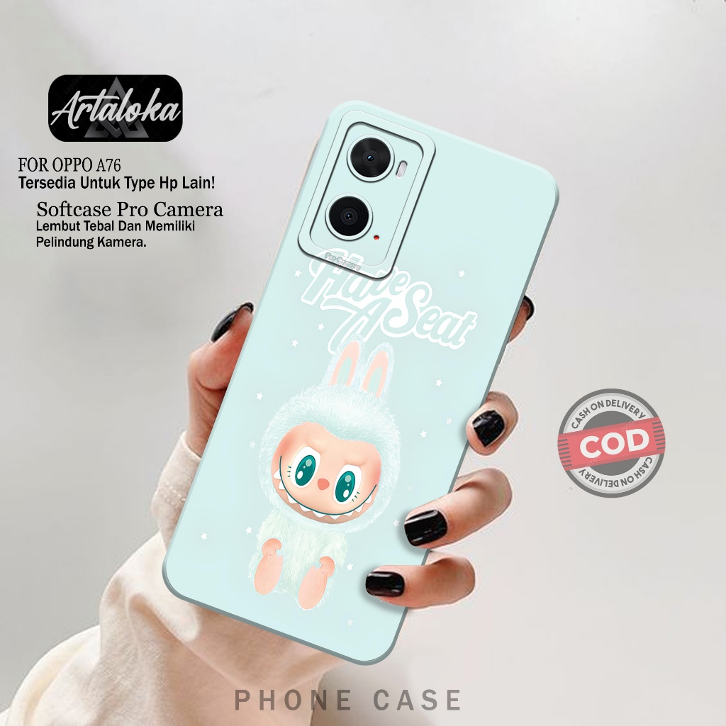 Case Hp Oppo A76 - Fashion Case Kartun - Softcase Oppo A76 - Casing Oppo A76 - Kesing Oppo A76 - Sil