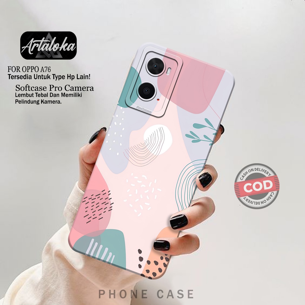 Case Hp Oppo A76 - Fashion Case Pattern - Softcase Oppo A76 - Casing Oppo A76 - Kesing Oppo A76 - Si