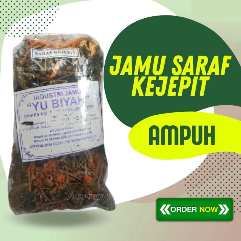 Jamu herbal untuk saraf kejepit | Ramuan tradisional untuk kesehatan urat saraf | Jamu alami untuk m