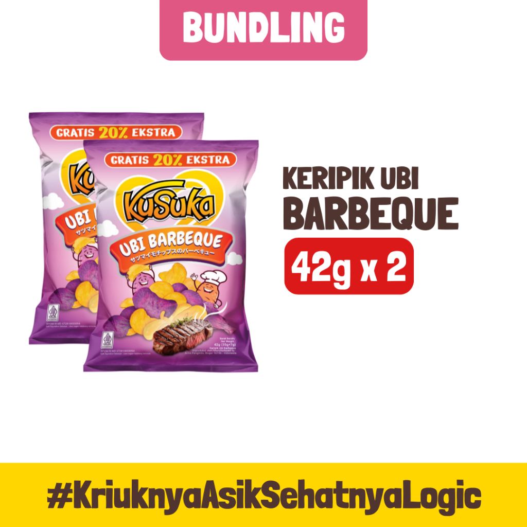 

KUSUKA Keripik Ubi Barbeque 42g - 2pcs