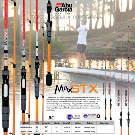 JORAN ABU GARCIA MAX STX C662 MH 10-20LB