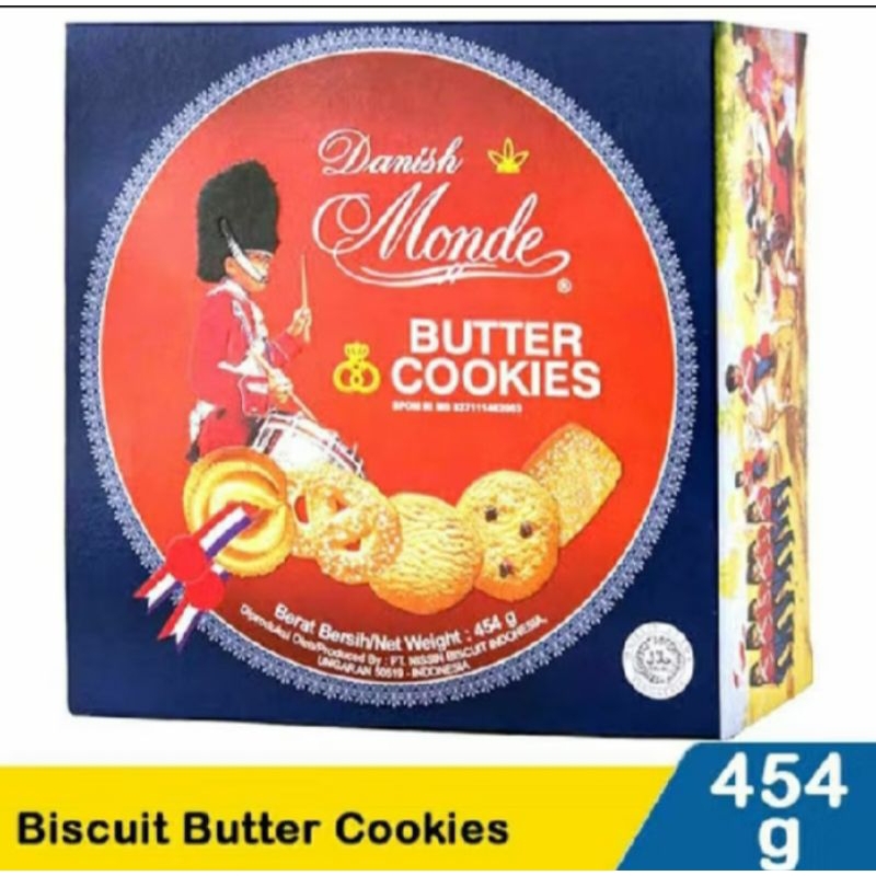 

Monde biskuit Butter cookies 454g kaleng