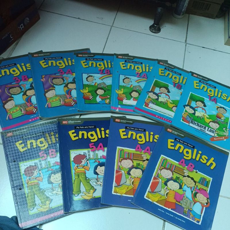 My Pals are here English + workbook 1A,2A,2B,3A,3B,4a.4b.5a.5B.6a.6b.bekas original