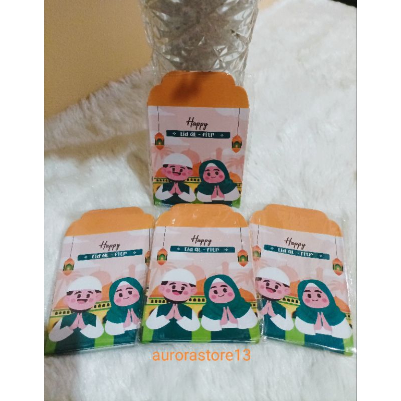 

Amplop Lebaran Uang THR Anak Isi 8 Pcs Ukuran 7 X 10 Cm Motif Abi Umi/ Amplop Lebaran