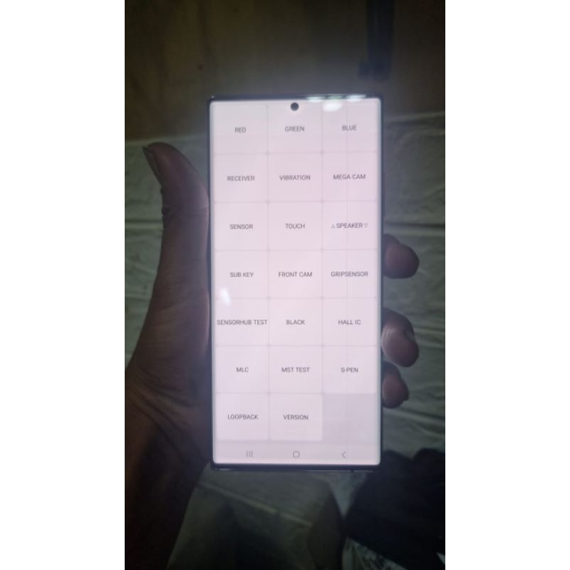 lcd samsung not 20 ultra line 2