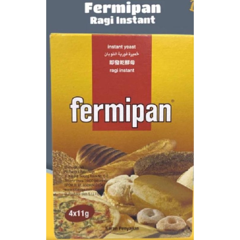 

Fermipan 4x11Gr Sachet Ragi Instant