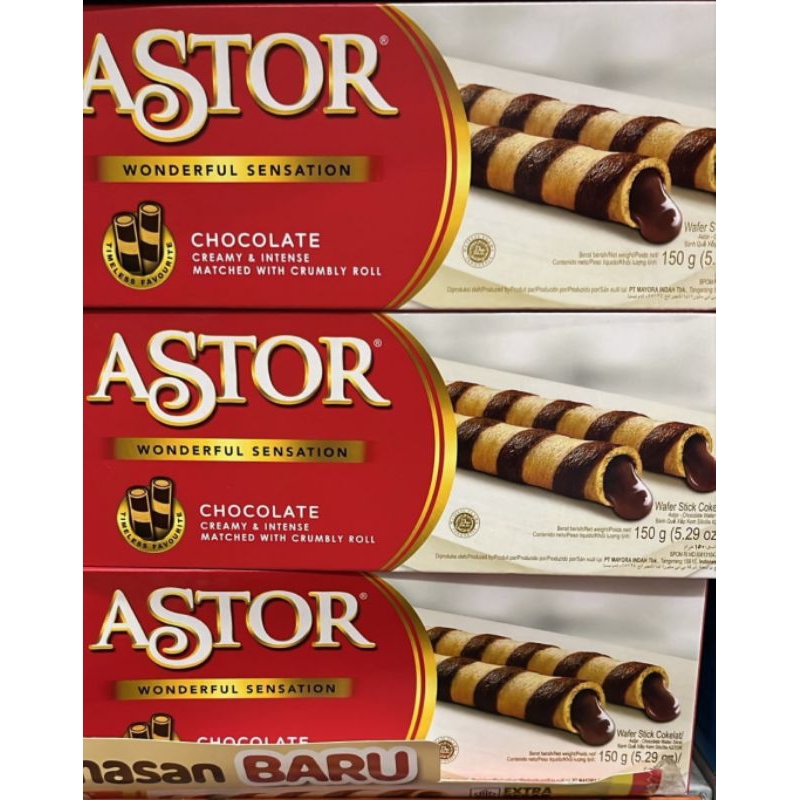 

ASTOR WAFER STICK COKELAT 150gr