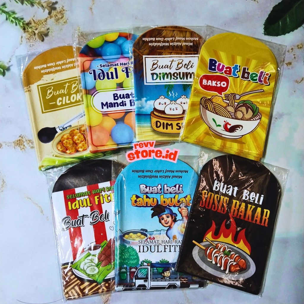 

(10 pcs) Amplop Lebaran Motif Buat Beli 2025