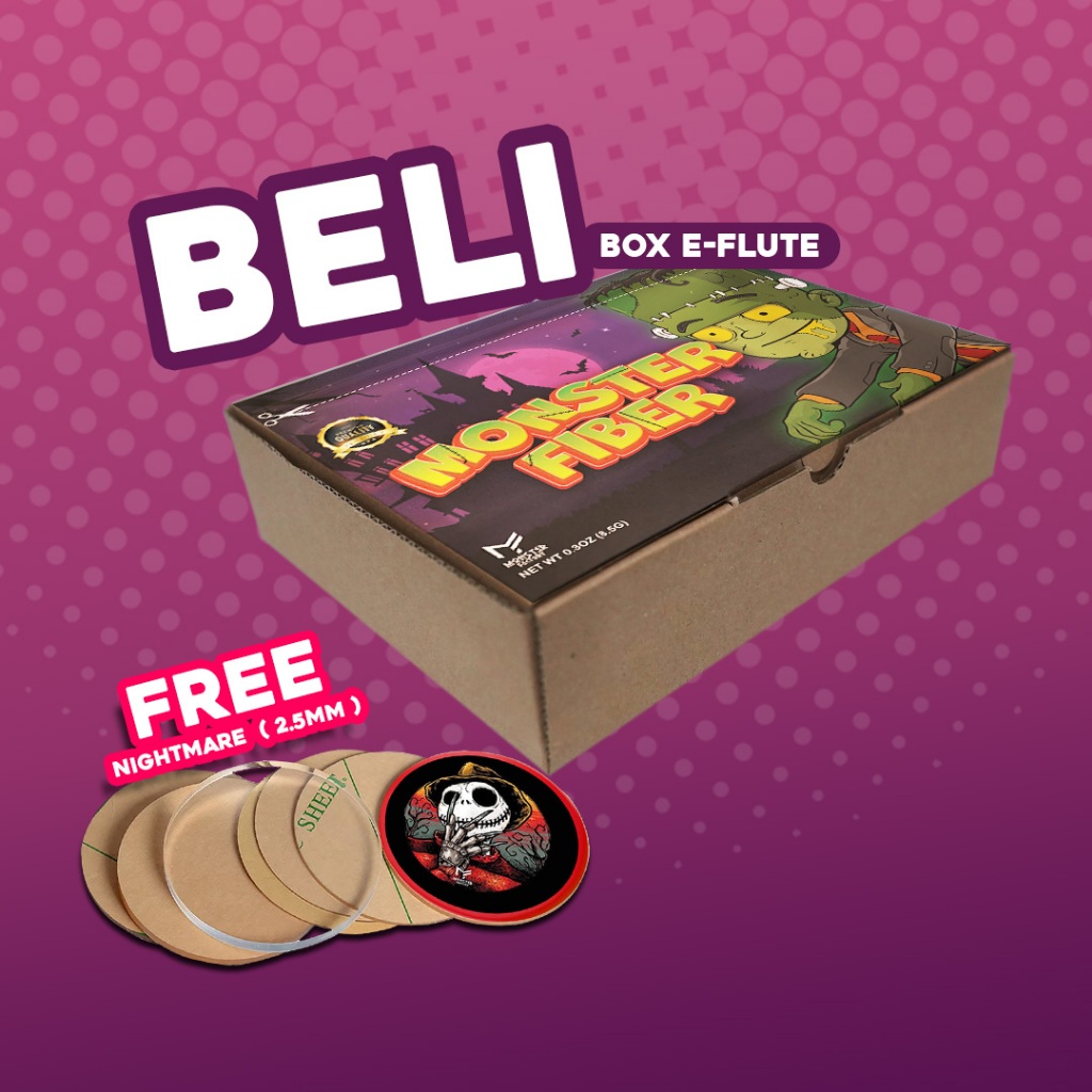 

Kardus E-Flute FIBER LAMA Ukuran Besar