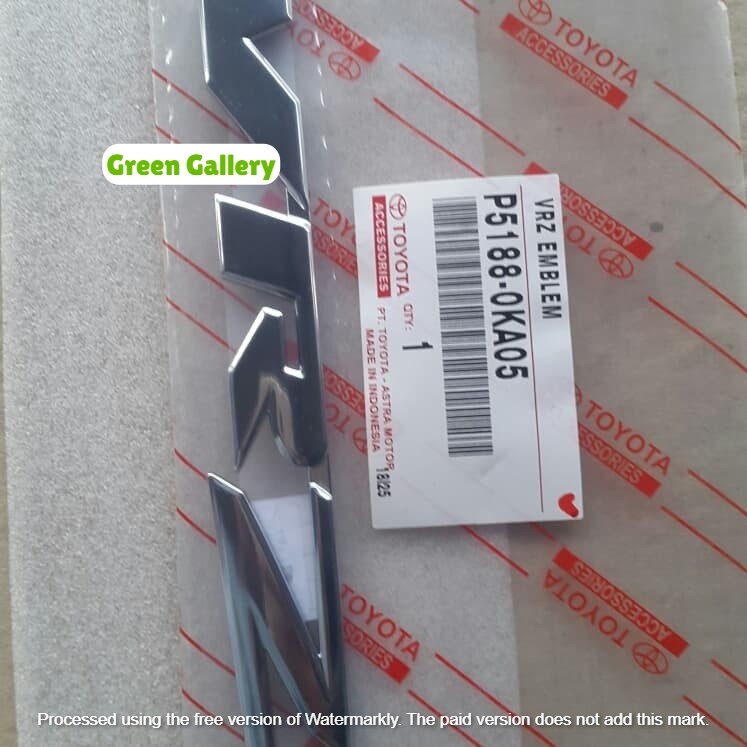 emblem VRZ toyota fortuner