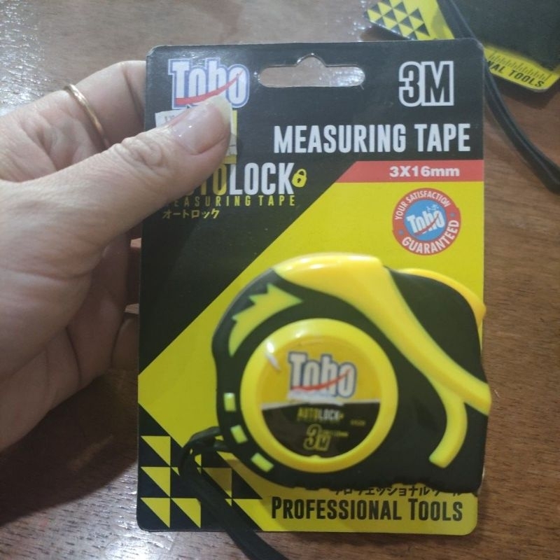 meteran tukang 3meter TOHO /meteran 3m TOHO autolock ( kunci otomatis )