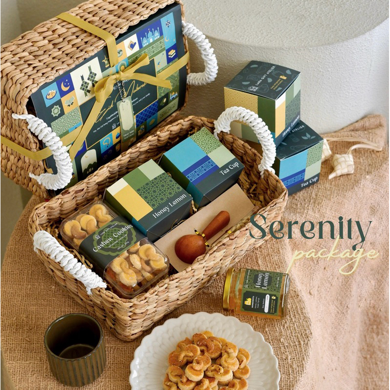 

Hampers Lebaran 2025 | Idul Fitri Eid Mubarak/Parcel Cookies - Serenity Package by Lana Gift Atelier