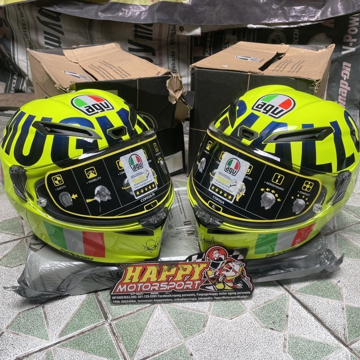 Helm fullface AGV Corsa R Limited editions Rossi Mugello 2016 EUROFIT