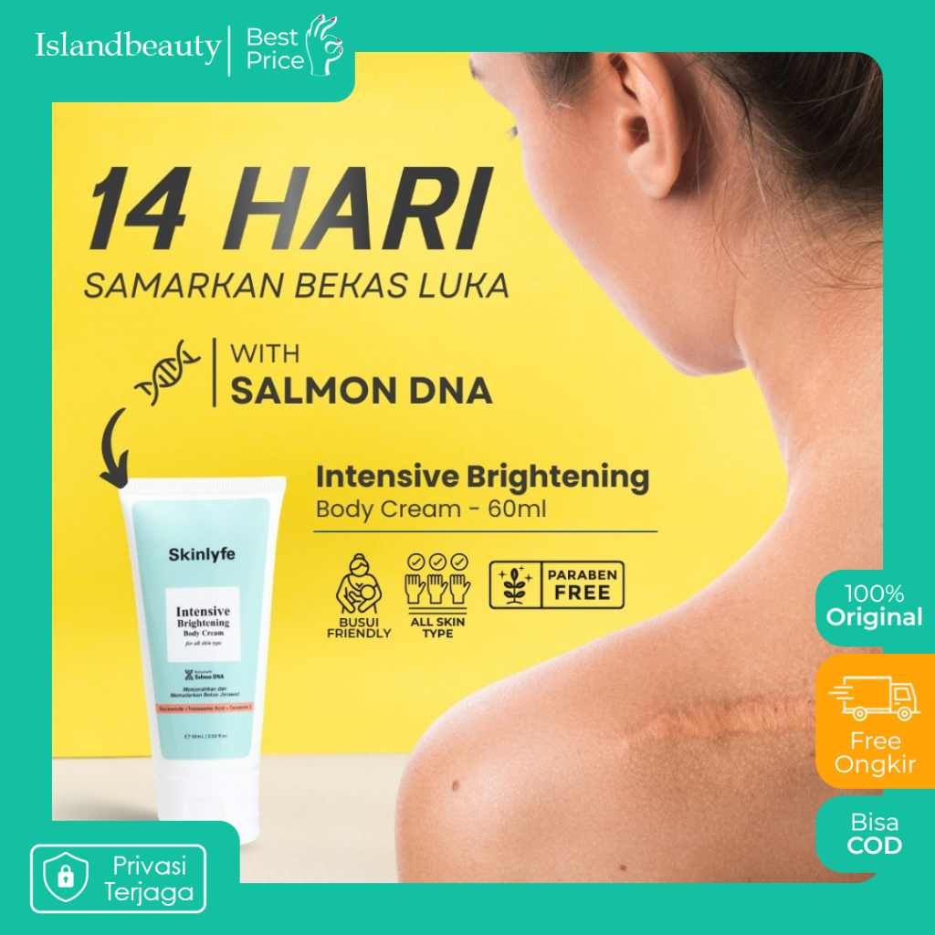 Skinlyfe - Penghilang Bekas Luka Hitam Koreng Penghilang Bekas Luka Di Wajah Penghilang Luka