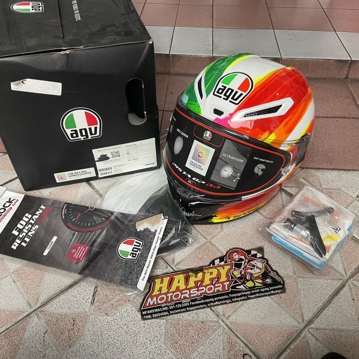 Helm fullface AGV Pista GPRR Rossi Mugello 2019 fullcarbon