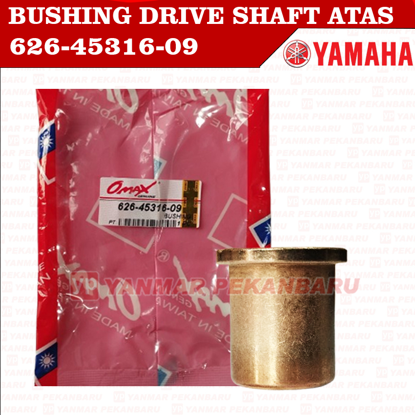 15HP Bushing Drive Shaft Atas Bosh As Panjang 626-45316-09 Mesin Tempel Yamaha Speed Boat 15PK OMAX 