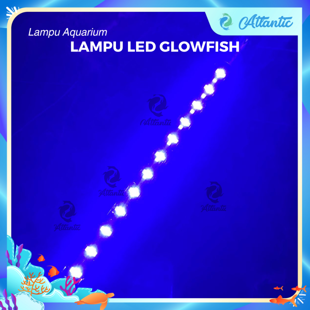 LAMPU LED IKAN GLOW FISH LAMPU IKAN LAUT Lampu Aquarium Warna Warni