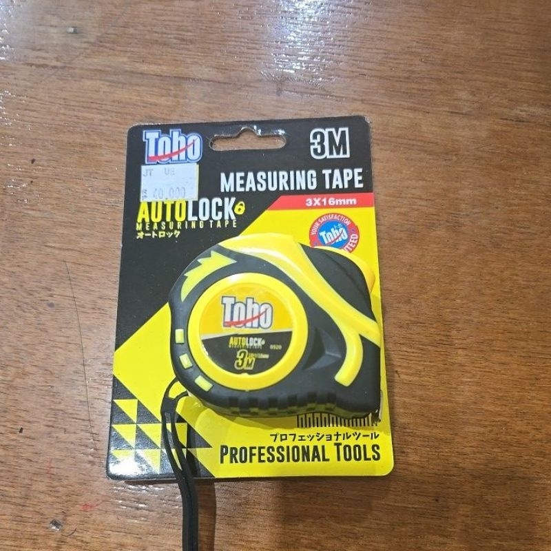 meteran tukang 3meter TOHO /meteran 3m TOHO autolock ( kunci otomatis ) meteran toho 3m