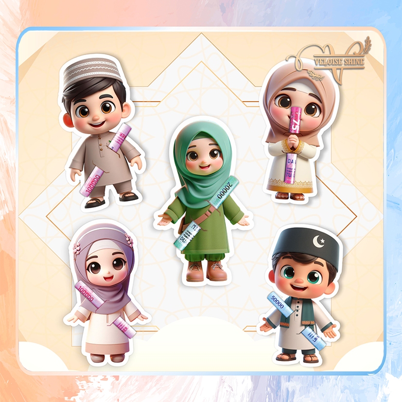 

amplop lebaran isi 10 pcs amplop lucu gemoy amplop thr lebaran idul fitri amplop uang karakter lucu