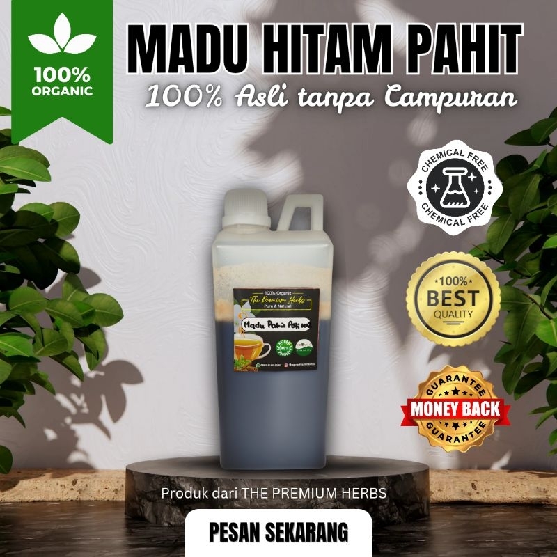 

Asli 100% Madu Hitam Pahit Liar Hutan tanpa campuran | multivitamin alami madu