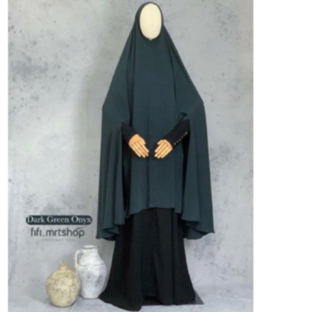 preloved fifi_mrtshop KHIMAR SALAMAH Handsplit  dan Oval size st / jumbo Khimar Syari Khimar Premium