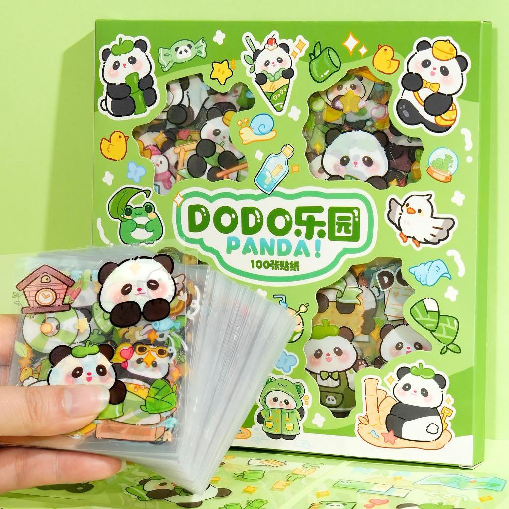 

Gift sticker Kirim Acak Cute DODO panda stickers Cartoon stickers labubu stickers Cute