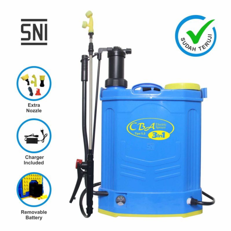 [COD]Tangki Sprayer Elektrik CBA Semi Manual 16 Liter Tipe 5.5