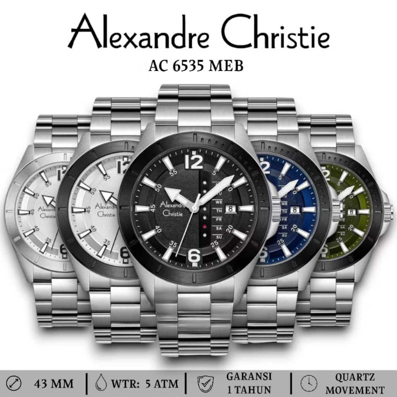 Jam Tangan Pria Alexandre Christie AC6535 AC 6535 Original