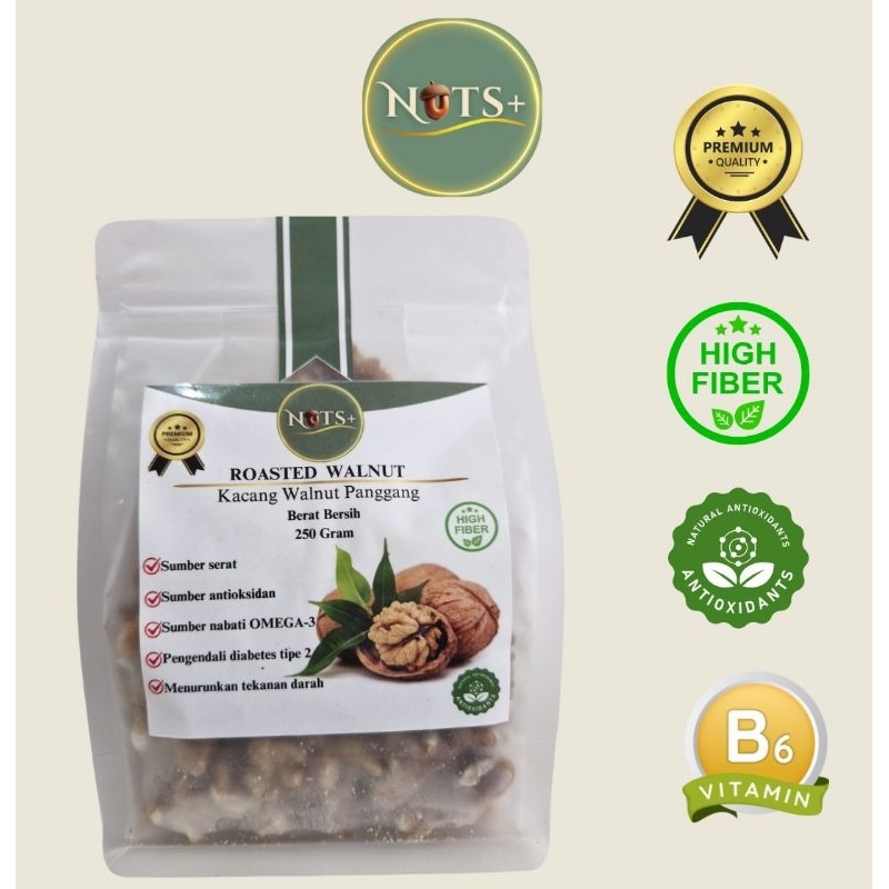 

Kacang Walnut Panggang Nuts+ 250GR