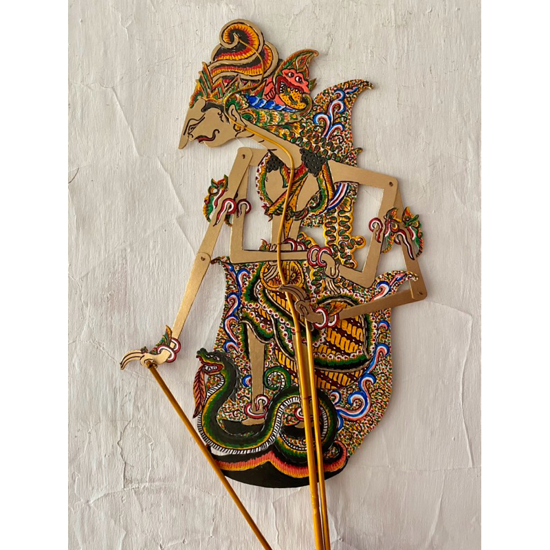 WAYANG (BETARA GURU) KUALITAS ALUSAN UKURAN STANDAR WAYANG KULIT
