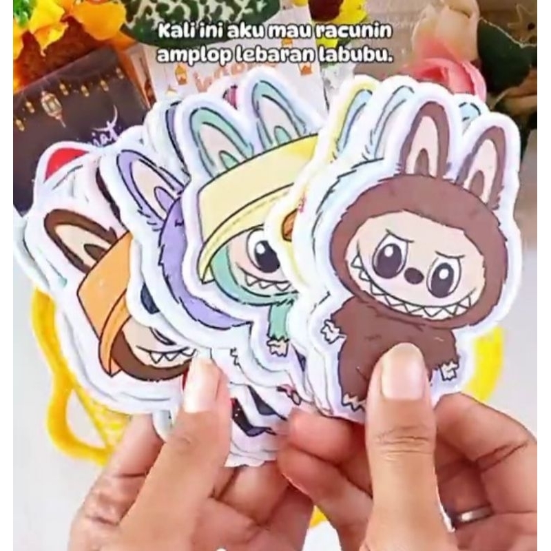 

(10 Pack isi 100) AMPLOP 3D CETAK DUA SISI LABUBU DAN SANRIO SERIES SIAP PAKAI