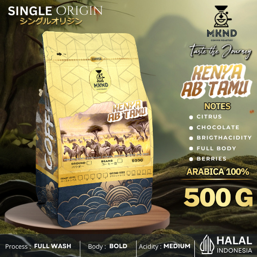 

MKND COFFEE ROASTERY - Arabika Kenya Ab Tamu 500gr | Biji Kopi | Import Beans | Medium Roast