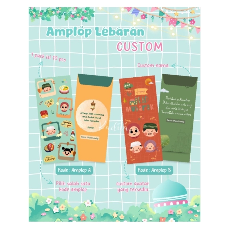 

Amplop Lebaran Custom Nama 2025