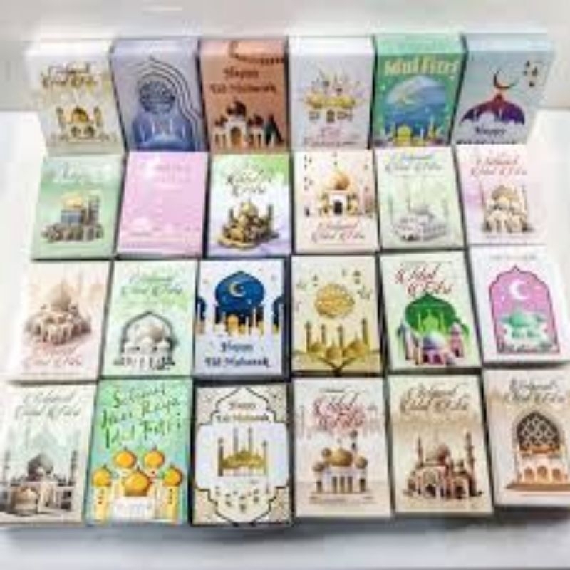 

[Box Mika Isi 50 Pcs] Amplop Lebaran Idul Fitri Isi 50 Lembar angpao mika THR