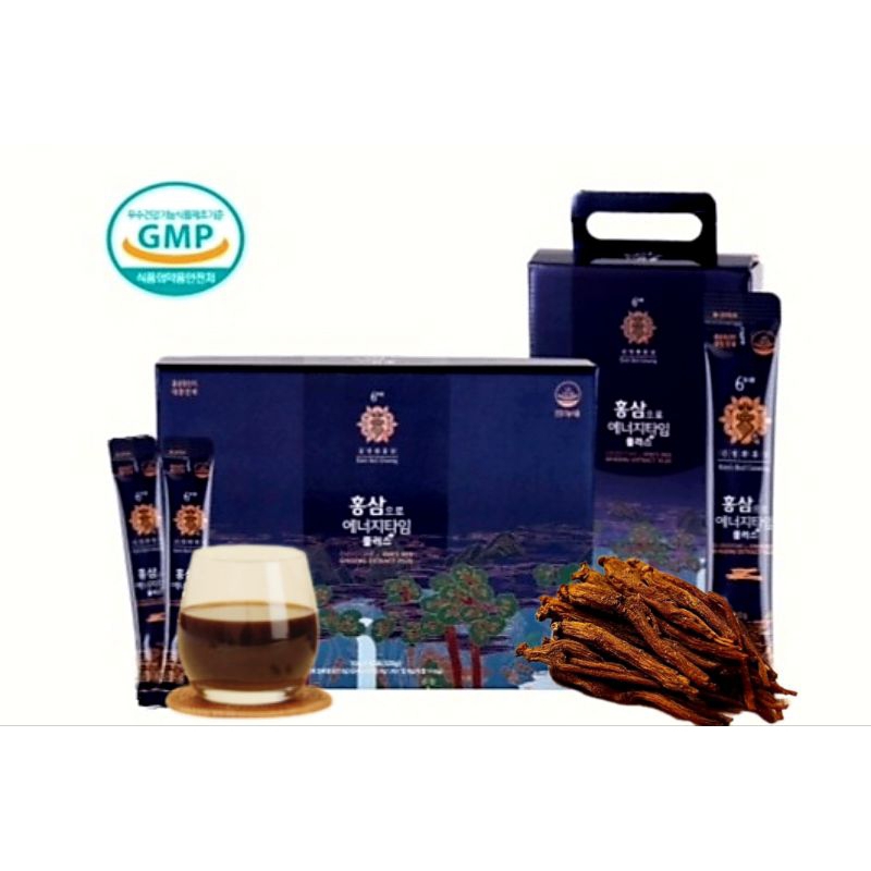 Ginseng Merah Korea 6th Premium Cair isi 30- Saset   [ Korea Red Ginseng Extract Sachet ]