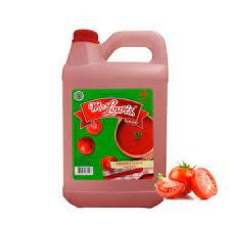 

Saus Tomat Jerigen MCLEWIS Galon 6 Kg Tomato Sauce
