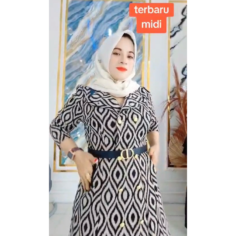 Gaun Hitam Mewah free sabuk